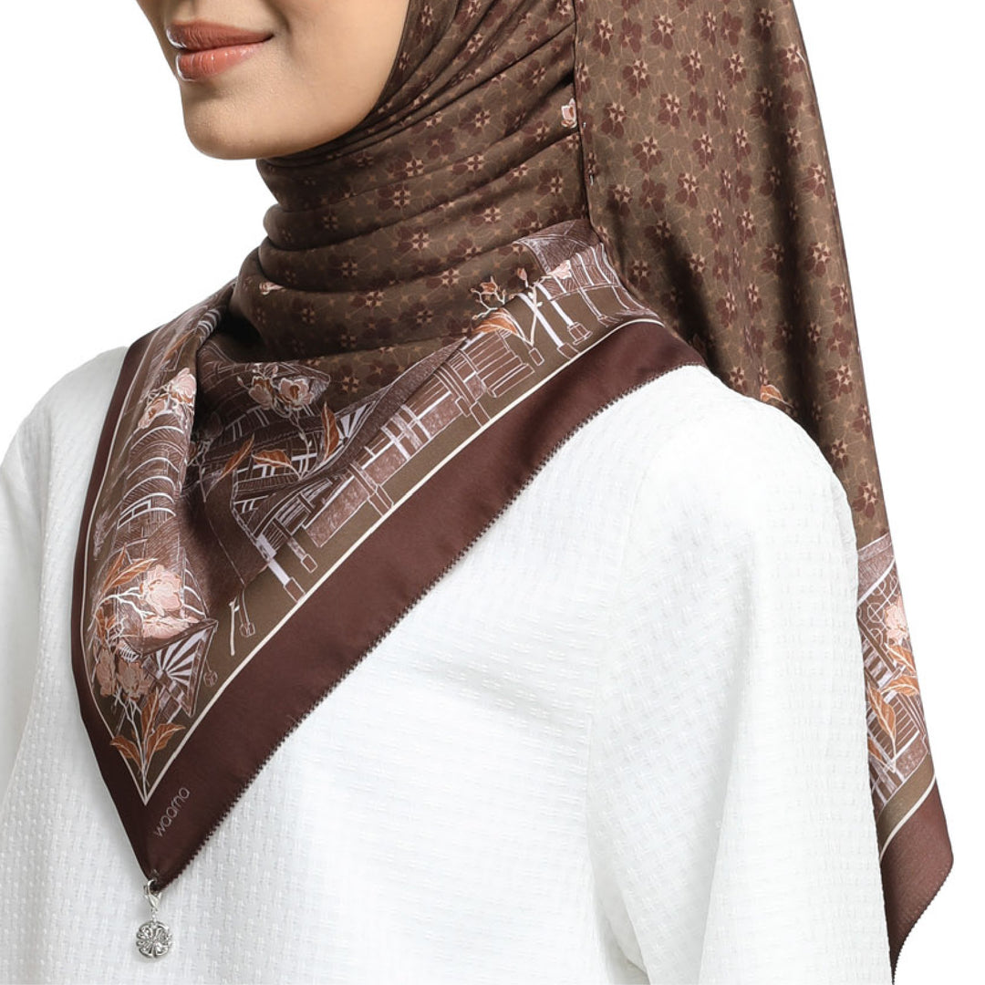 WARISAN IN SQ OLIVE BROWN